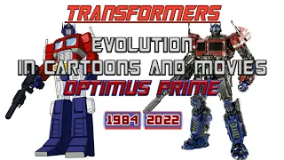 OPTIMUS PRIME: Evolution in Cartoons and Movies (1984-2022) | Transformers