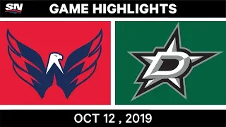 NHL Highlights | Capitals vs Stars – Oct 12th 2019