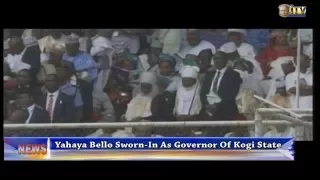 Yahaya Bello sworn-in as Kogi State governor without deputy