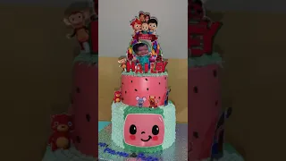 Cocomelon themed cake