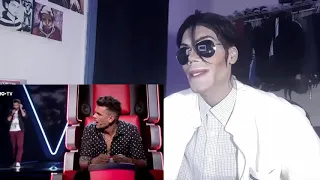 Michael Jackson reacționează la Bogdan Ioan Vocea România 2018