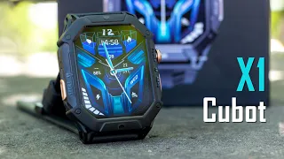 Cubot X1 - смарт-годинник в захищеному корпусі, 30 днів автономності і великий AMOLED дисплей! Огляд