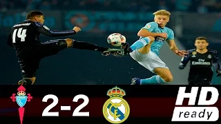 Celta Vigo vs Real Madrid 2-2 All Goals & Extended Highlights - Copa Del Rey 25/01/2017 HD