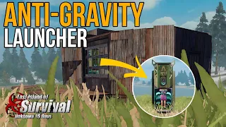 Living in a Anti-Gravity Launcher Base in Last Island of Survival