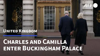 Charles and Camilla enter Buckingham Palace as King and Queen Consort for first time | AFP
