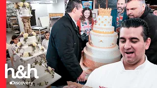 2 bolos espetaculares em grande escala e altura feitos por Buddy | Cake Boss | Discovery H&H Brasil