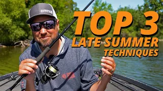 Top 3 Late Summer Bass Fishing Techniques