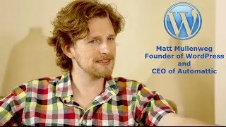 Matt Mullenweg; Founder of WordPress Shares Everything