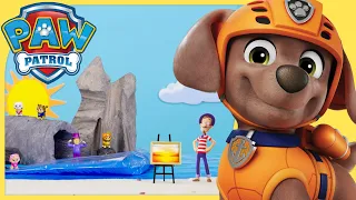 The Pups Save Humdinger’s Floating Island! - PAW Patrol Toy Play Episode for Kids