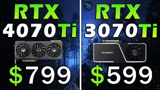 RTX 4070 Ti vs RTX 3070 Ti | REAL Test in 15 Games 1440p | Rasterization, RT, DLSS, Frame Generation