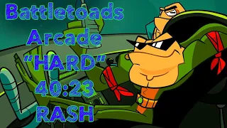 Battletoads arcade speedrun Hard "Rash" - 40:23 IGT (2022) 1cc