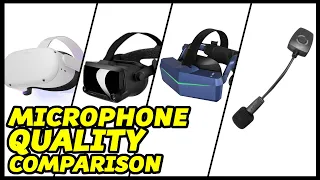 VR headset microphone audio quality comparison // #Shorts