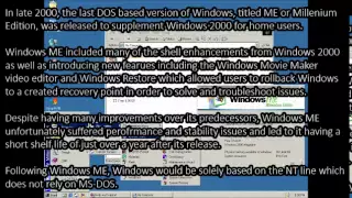 History of MS-DOS & Windows OS Reuploaded: 1980-2016