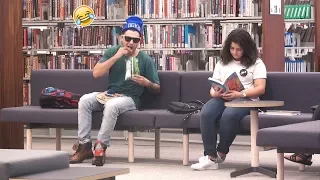 Eating Loudly in the Library PRANK!