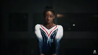 Simone Biles gets interrupted by minions!