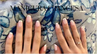 Manicura francesa (la forma mas facil de hacerla)