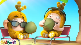 Weatherbods Greeting - Sunny | Oddbods - Food Adventures | Cartoons for Kids