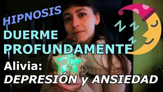 🌛 HIPNOSIS GUIADA 🎧 SUEÑO PROFUNDO Y SANADOR#11 😴 DUERME: Alivia DEPRESIÓN y ANSIEDAD 😴 ASMR DORMIR