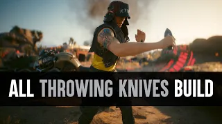 Cyberpunk 2077: An Insane Throwing Knife-Only Max Difficulty Build