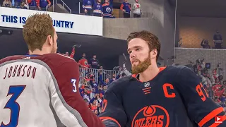 Colorado Avalanche vs Edmonton Oilers Game 3 Western Conference Finals! Playoffs Highlights NHL 22