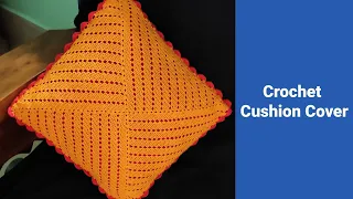 Crochet Cushion/ Pillow Cover (English Tutorial) -3....