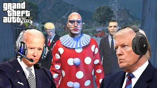 US Presidents EXPLORE HAUNTED HOUSES In GTA 5