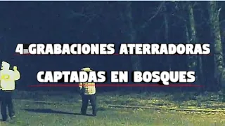 4 Grabaciones ATERRADORAS Captadas en un BOSQUE 😰| VIDEOS DE TERROR