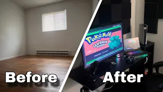 Transforming my Empty Room into a Cozy Gaming Setup!