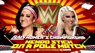 Alexa bliss vs Bayley extreme rules | Kendo stick match