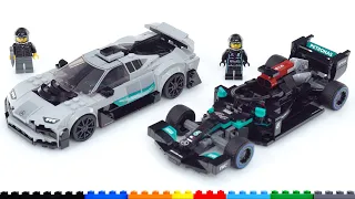 LEGO Speed Champions Mercedes-AMG F1 & Project One 76909 review! Fantastic cars, some sticker issues