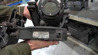 Video 224 Restoration of Lancaster NX611 Year 7.--Removing bomb sight and camera from Just Jane ..