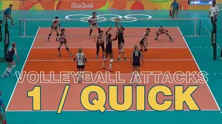 Volleyball Attack Names - The "1" or "Quick"