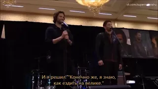 "Опасный" Джаред и травмы на съёмках - Кон в Сиэтле 2018 (рус.суб.)