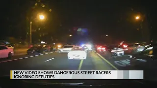 Video shows Albuquerque street racers ignoring deputies