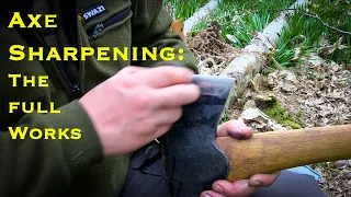 Axe Sharpening For Bushcraft, Woodcraft & Camping - How, What and Why