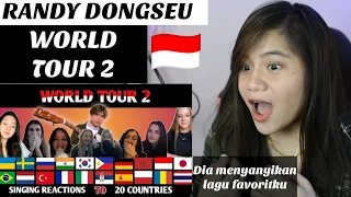 RANDY DONGSEU - World Tour to 20 Countries and Sing in 20 Different Languages | FILIPINA REAKSI