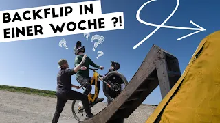 So habe ich den BACKFLIP IN 1 WOCHE AUF DIRT gelernt | Jasper Jauch