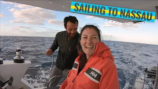 Catamaran Sailing in Rough Seas ⛵Overnight Passage Sailing Vlog Ep. 18