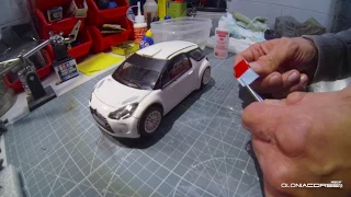 Citroen DS3 WRC Dreamone Racing test car 1/24 [MODEL CAR ASSEMBLING]