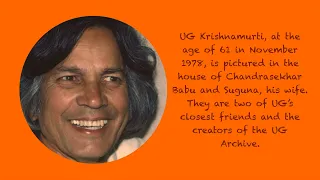 UG KRISHNAMURTI ~ HOLY PREDICTIONS vs REAL LIFE