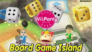 Wii Party - Board Game Island (Advanced com) Steven vs Michael vs Ren vs Emily | AlexgamingTV