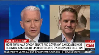 Rep. Kinzinger on Anderson Cooper 360: Blake Masters, Election Denials, Voter Intimidation