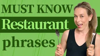 10 MUST KNOW phrases in restaurant | Daily English