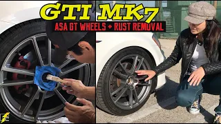 GTI MK7: ASA GT WHEELS & Rust Removal