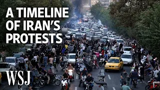 چگونه اعتراضات ایران کشور را فرا گرفت: جدول زمانی | WSJ