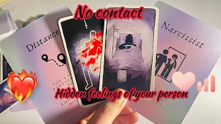 No contact: Hidden Feeling of your person💞 Hindi tarot card reading| Love tarot