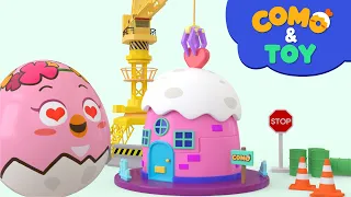 Como | Tower Crane 2 | Learn colors and words | Cartoon video for kids | Como Kids TV