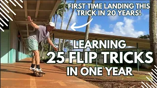 How I Learned 25 Skateboard Flip Tricks In One Year - Week 3