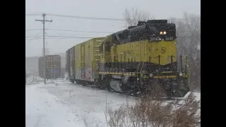 "Blizzard Railroading" NYS&W Utica Branch