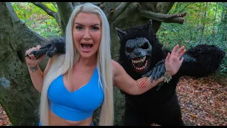 Chased By A Transforming Werewolf!!